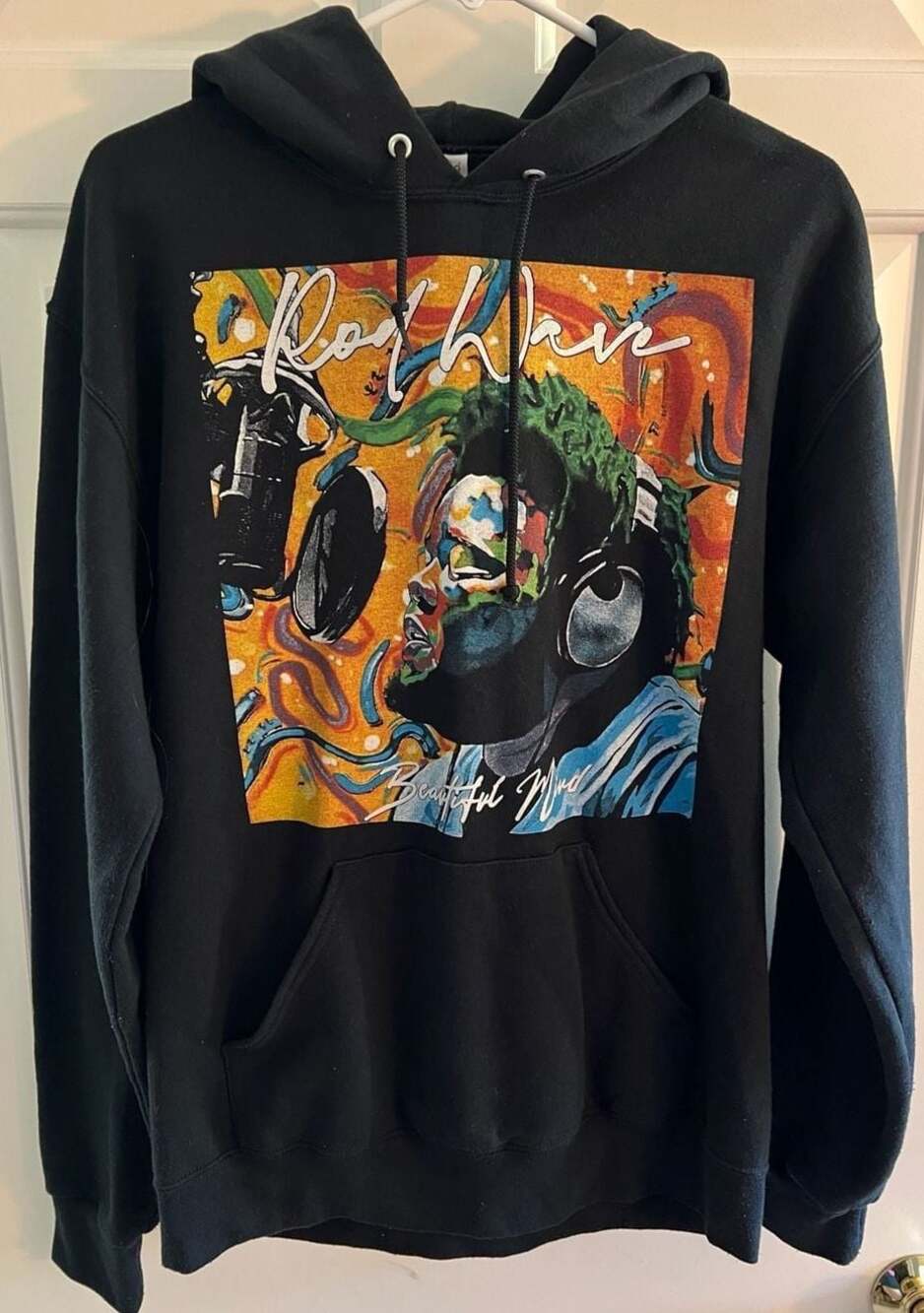 Rod‎ Wave Beautiful Mind Tour Graphic Hoodie M